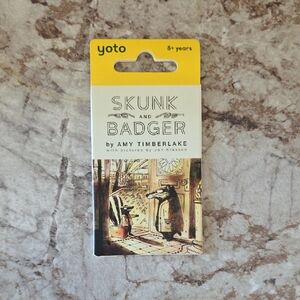 Skunk and Badger by Amy Timberlake - Children's Audio Card (Yellow/White)